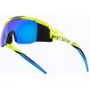 Okuliare FORCE EVEREST, fluo, modré zrkadlové sklá