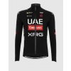 PISSEI Cyklistická zateplená bunda - UAE TEAM EMIRATES - XRG 2025 GIACCA PRIMAPELLE OFFICIAL - čierna