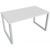 Hobis Pracovný stôl UNI O, 140x75,5x80 cm, biela/sivá