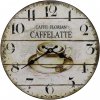 Dekoračné hodiny káva 34 cm