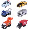 Autíčko mestské City Vehicles Majorette s pohyblivými časťami 7,5 cm dĺžka 6 rôznych druhov