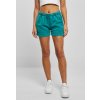ladies stone washed shorts watergreen