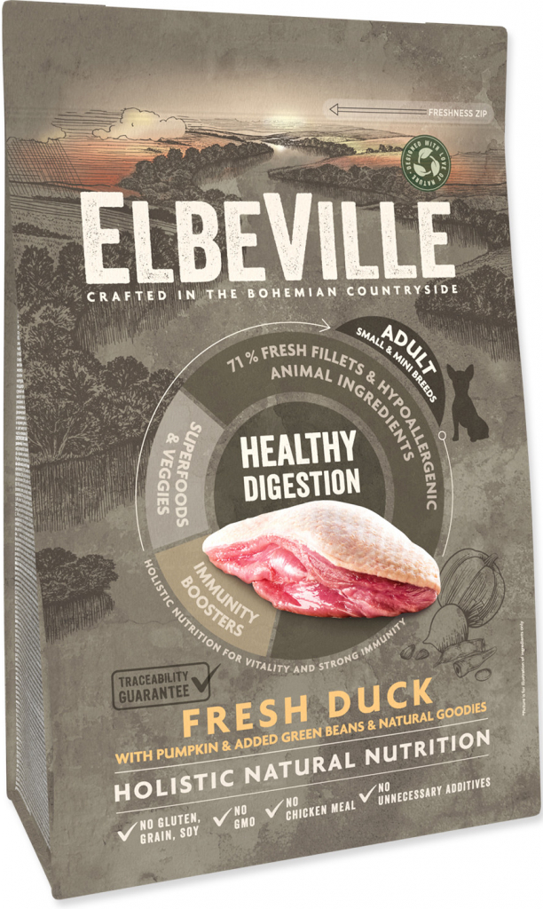 Elbeville Puppy and Junior All Breeds Fresh Duck Healthy Development 4 kg