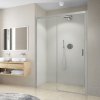 Roth CI D2L Sprchové dvere do niky posuvné Ľavé 140x200cm, Brillant/sk.Číre CID2L140200VPE