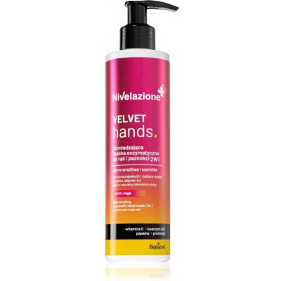 Farmona Nivelazione Velvet Hands enzymatická peelingová maska na ruky 200 ml