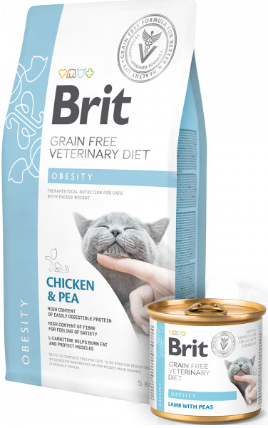 Brit VD Cat GF Obesity 5 kg
