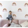 Boho nálepky na stenu. Dúha Oblaky Úsmevy