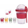 Dóza na jogurt 2 v 1, 600 ml, farby mix
