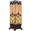 Clayre & Eef Stolná lampa Tiffany Bend - 12 * 12 * 35 cm - Clayre & Eef
