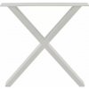 Pur Iternal Select Stolová noha X, 700 × 374 × 723 mm, biela, 2 ks
