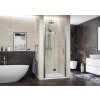 Aquatek DYNAMIC B8 Sprchové dvere do niky 105x195cm, UNIVERZ, skladacie dv., chróm, číre AQ DYNAMICB8SAT10562