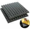 Veles-X Acoustic Pyramids Self-Adhesive 50 x 50 x 5 cm Anthracite