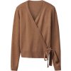 esmara® Dámsky zavinovací kardigán hnedá