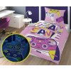 DETEXPOL Obliečky Play Game svietiaci Bavlna, 140/200, 70/80 cm