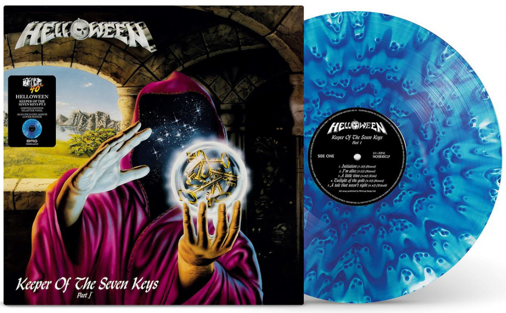 Helloween ♫ Keeper Of The Seven Keys, Pt. I / Limited Edition / Blue Marbled Vinyl LP