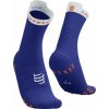 Bežecké ponožky Compressport, PRO RACING SOCKS V4.0 RUN modrá,červená,biela T2