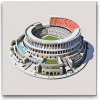 Vymalujsisam.sk Maľovanie podľa čísiel - Talianske Colosseum Veľkosť: 50x50cm, Rám: Bez rámu, iba zrolované plátno