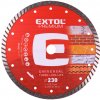 EXTOL PREMIUM kotúč diamantový rezný TURBO PLUS, pr.230 suché aj mokré rezanie 8803035