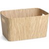 Zeller Pevná kartonová krabice WOOD, 34 x 24,5 x 18 cm