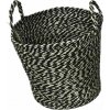 Košík, prírodný, čierny, ø 38 cm, BH30395789-01