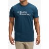 Black Diamond M Mini Stacked Ss Tee modré