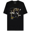 Pokémon - Pikachu Line-art Men's Short Sleeved T-shirt (Black) Velikost: M, Barva: Black