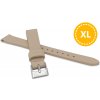 XL Predĺžený béžový remienok MINET z luxusnej kože Top Grain - 16 - XL MSSXC16