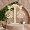 Drevené prírodné visiace náušnice LILIEN - MONATY | SENTOP N004 4124 N004