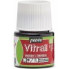 Nevypaľovacia farba na sklo Pébéo Vitrail 45 ml – 50 Red
