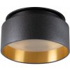Kanlux | Kanlux 29232 - Podhľadové svietidlo GOVIK GU10/10W čierna/zlatá | KX2449