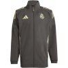 Adidas Bunda REAL MADRID Allweather šedé velikost: S