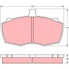 Sada brzdových platničiek kotúčovej brzdy TRW Automotive Aftermarket GDB760