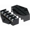 Spojovacia svorkovnica, 5 koľajníc x 10 mm2
