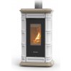 THERMOROSSI SAINT MORITZ WOOD MAJOLICA - Kachľové pece na drevo Farba: Šedá, biela