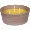 Sviečka proti hmyzu CITRONELLA žardinka SIRIUS 850g d18x7cm