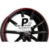 BORBET LX Black Glossy Rim Red 8.00 x 19 ET 50.00 5x114.3