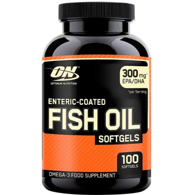 Optimum Nutrition Enteric Coated Fish Oil 100 Softgels