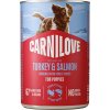 Konzerva CARNILOVE Paté pre šteniatka morka a losos 400 g