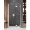 New Trendy Avexa White sprchové dvere 90 cm výklopné biela matná/priehľadné sklo EXK-2690