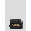 CROSSBODY KARL LAGERFELD K/LETTERS FLAP CROSSBODY BLACK