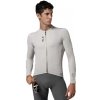 ALÉ Cycling Clothing Alé PRAGMA Color Block LS #25, Stone Veľkosť: XL Tenký dres s dlhými rukávmi do letných dní