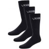 Ponožky VANS čierne 3 páry MN CLASSIC CREW VN000XSEBLK1