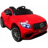 Elektrické autíčko Mercedes GLC63s pohon 4x4, koža, farba červená