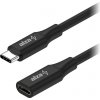 AlzaPower APW-CBTC00505B Core USB-C (M) to USB-C (F) 3.2 Gen 1, 0.5m, černý