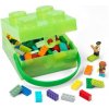 LEGO Box s rukoväťou priesvitná zelená 40240008