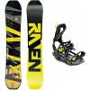 Raven Barracuda Carbon Lime snowboard + Raven FT360 black/lime viazanie - 147 cm + S (EU 35-40)