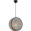 Asir Luster na lanku BIG DRUM 1xE27/60W/230V sivá/čierna AS2589 + záruka 3 roky zadarmo + záruka 3 roky zadarmo