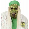 Maska na tvár Widmann zombie latex zelená
