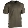 Tričko funkčné Mil-Tec Tactical Quickdry 1/2 - olivové, XL