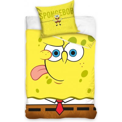 CARBOTEX Detské obliečky Sponge Bob Emoji, 140 x 200, 70 x 90 cm